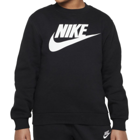 NIKE Блузон K NSW CLUB FLC CREW LS HBR МОМЧИЊА