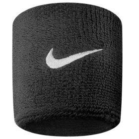 NIKE Потници SWOOSH WRISTBANDS BLACK/WHITE UNISEX