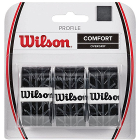 WILSON Грипови PROFILE OVERGRIP CRNI 1/3 UNISEX