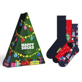HAPPY SOCKS Чорапи 3-PACK HOLIDAY TREESET ЗА МАЖИ