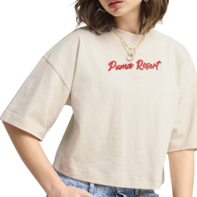 PUMA Маица PREMIUM ESS OVERSIZED GRAPHIC TEE ЗА ЖЕНИ