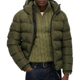 SUPERDRY Јакна HOODED SPORTS PUFFER JACKET ЗА МАЖИ