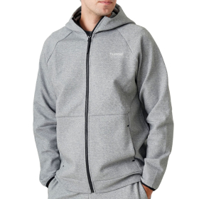 HUMMEL Дуксер HMLTECH FLEECE REGULAR ZIP HOODIE ЗА МАЖИ