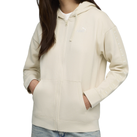 PUMA Дуксер ESS TAPE RELAXED FULL-ZIP HOODIE FL ЗА ЖЕНИ