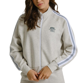 ANTA Дуксер KNIT TRACK TOP BEACH PARTY-AUTUMN HEATHER GREY ЗА ЖЕНИ
