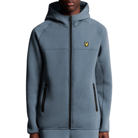LYLE AND SCOTT Дуксер Sports Neoprene Zip Hoodie Steel Indigo Marl ЗА МАЖИ