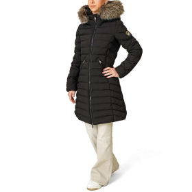 SUPERDRY Јакна FUJI FAUX FUR HOOD MID LENGTH ЗА ЖЕНИ