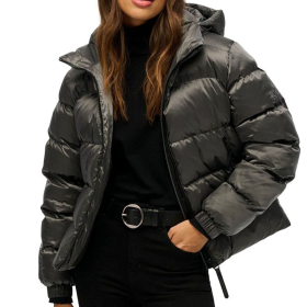SUPERDRY Јакна HOODED LUXE SPORTS PUFFER ЗА ЖЕНИ