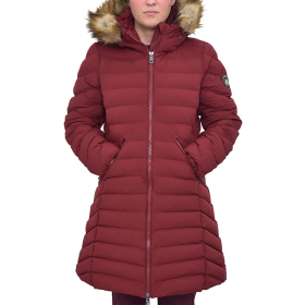 SUPERDRY Јакна FUJI FAUX FUR HOOD MID LENGTH ЗА ЖЕНИ